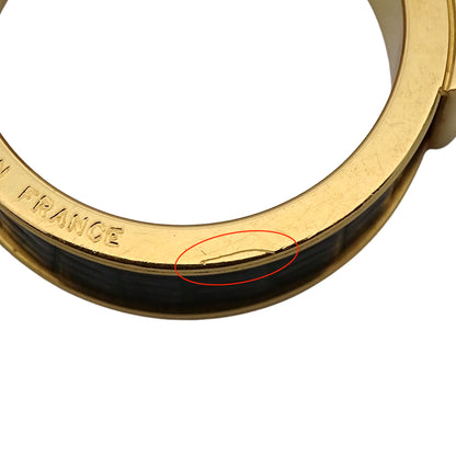 HERMES エルメス ケリー スカーフリング GP ゴールド グリーン レディース 【中古】