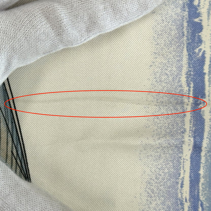 HERMES エルメス カレ90 Vent portant 追い風 スカーフ レッド マルチカラー シルク レディース 【中古】