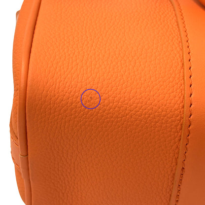 LOUIS VUITTON ルイ・ヴィトン キーポルXS 2wayバッグ エアログラム ボルケーノオレンジ M81004 レザー レディース メンズ 【中古】