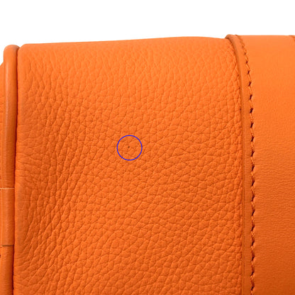 LOUIS VUITTON ルイ・ヴィトン キーポルXS 2wayバッグ エアログラム ボルケーノオレンジ M81004 レザー レディース メンズ 【中古】