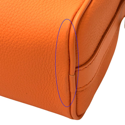 LOUIS VUITTON ルイ・ヴィトン キーポルXS 2wayバッグ エアログラム ボルケーノオレンジ M81004 レザー レディース メンズ 【中古】