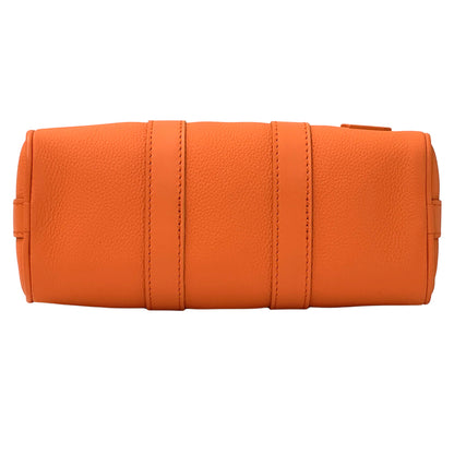 LOUIS VUITTON ルイ・ヴィトン キーポルXS 2wayバッグ エアログラム ボルケーノオレンジ M81004 レザー レディース メンズ 【中古】