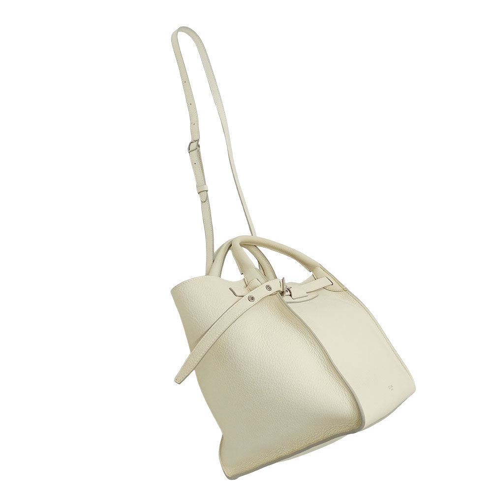 CELINE セリーヌ ビッグバッグ スモール 2wayバッグ アイボリー カーフ レディース 【中古】