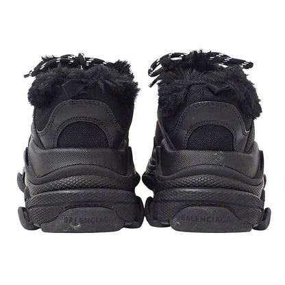 BALENCIAGA バレンシアガ スニーカー ブラック キャンバス レディース 【中古】