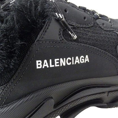 BALENCIAGA バレンシアガ スニーカー ブラック キャンバス レディース 【中古】