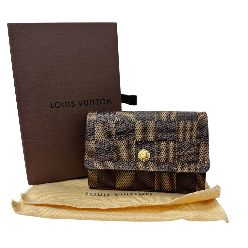LOUIS VUITTON ルイ・ヴィトン ポルトモネ・プラ コインケース ダミエ エベヌ ダミエ N61930 ダミエキャンバス レディース 【中古】