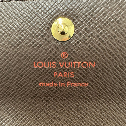 LOUIS VUITTON ルイ・ヴィトン ポルトモネ・プラ コインケース ダミエ エベヌ ダミエ N61930 ダミエキャンバス レディース 【中古】