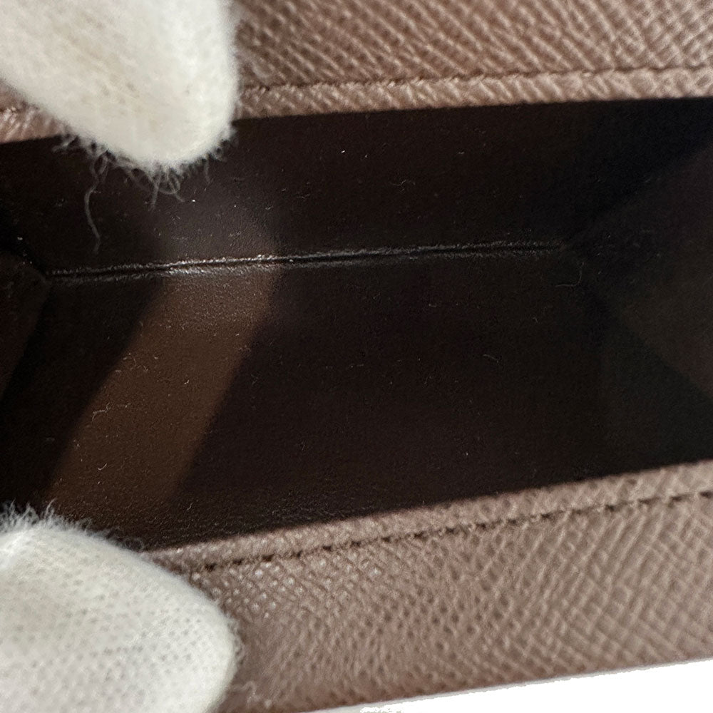 LOUIS VUITTON ルイ・ヴィトン ポルトモネ・プラ コインケース ダミエ エベヌ ダミエ N61930 ダミエキャンバス レディース 【中古】