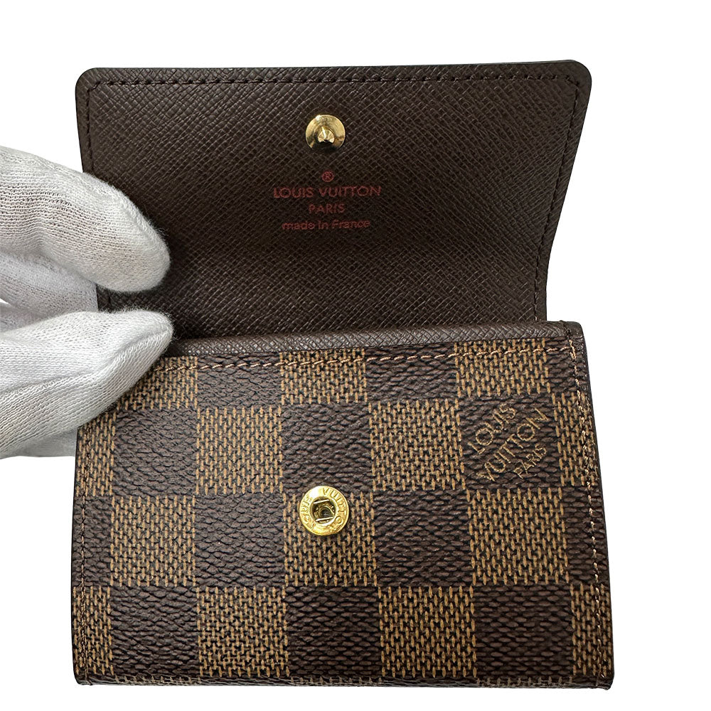 LOUIS VUITTON ルイ・ヴィトン ポルトモネ・プラ コインケース ダミエ エベヌ ダミエ N61930 ダミエキャンバス レディース 【中古】