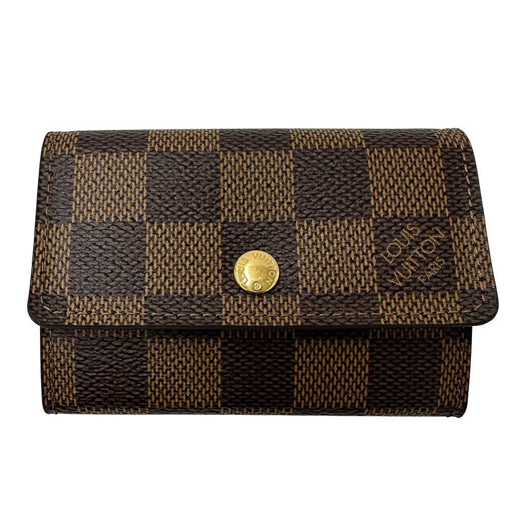 LOUIS VUITTON ルイ・ヴィトン ポルトモネ・プラ コインケース ダミエ エベヌ ダミエ N61930 ダミエキャンバス レディース 【中古】