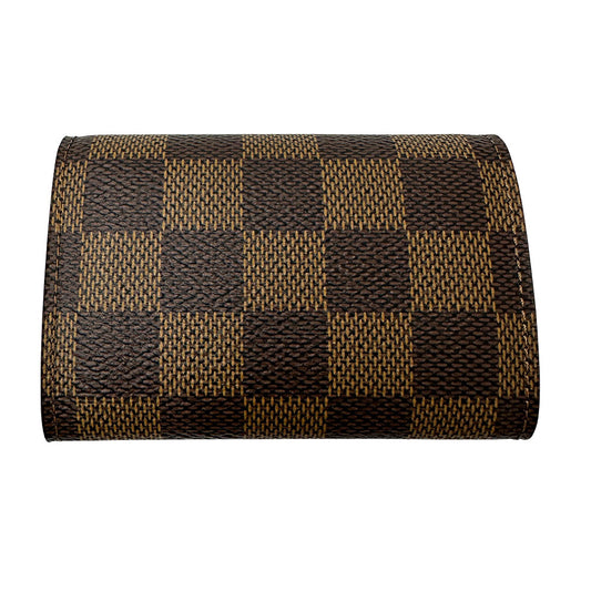 LOUIS VUITTON ルイ・ヴィトン ポルトモネ・プラ コインケース ダミエ エベヌ ダミエ N61930 ダミエキャンバス レディース 【中古】