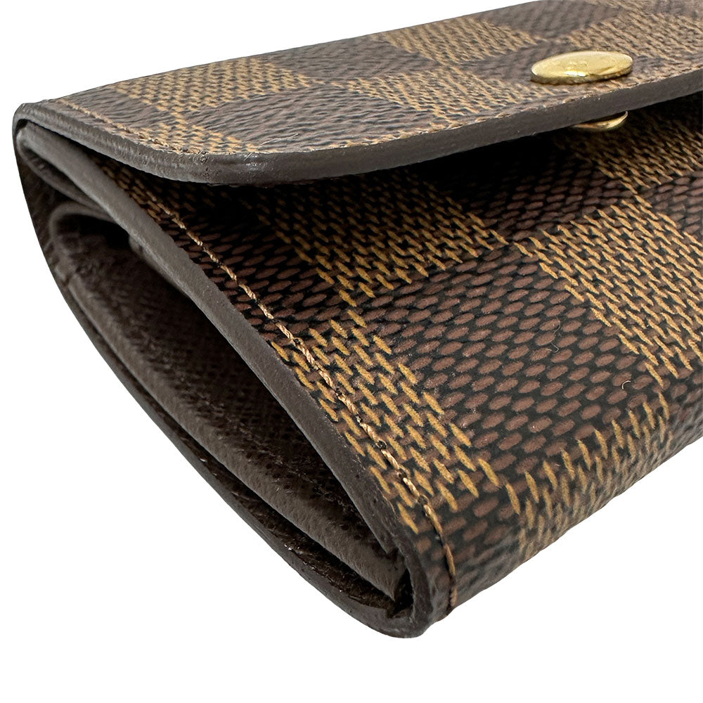 LOUIS VUITTON ルイ・ヴィトン ポルトモネ・プラ コインケース ダミエ エベヌ ダミエ N61930 ダミエキャンバス レディース 【中古】