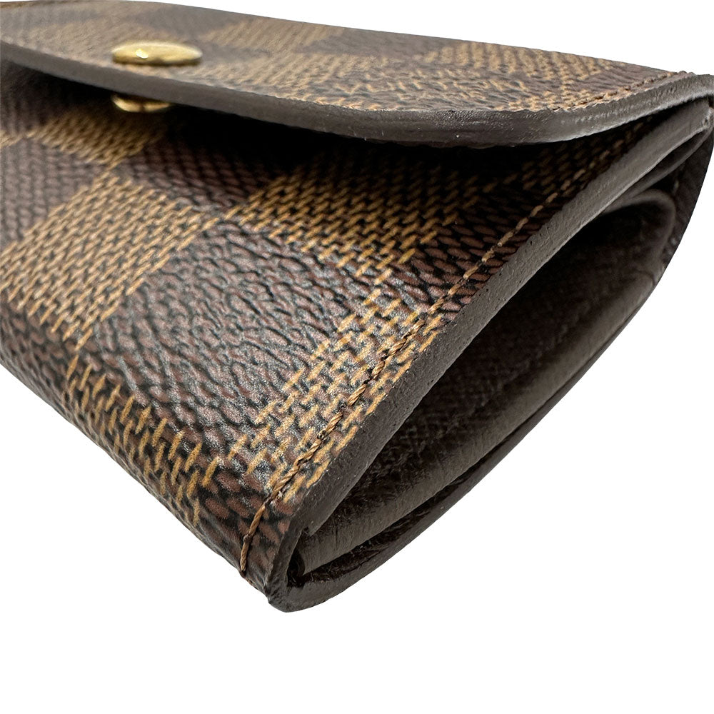 LOUIS VUITTON ルイ・ヴィトン ポルトモネ・プラ コインケース ダミエ エベヌ ダミエ N61930 ダミエキャンバス レディース 【中古】
