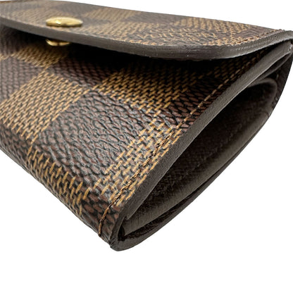 LOUIS VUITTON ルイ・ヴィトン ポルトモネ・プラ コインケース ダミエ エベヌ ダミエ N61930 ダミエキャンバス レディース 【中古】