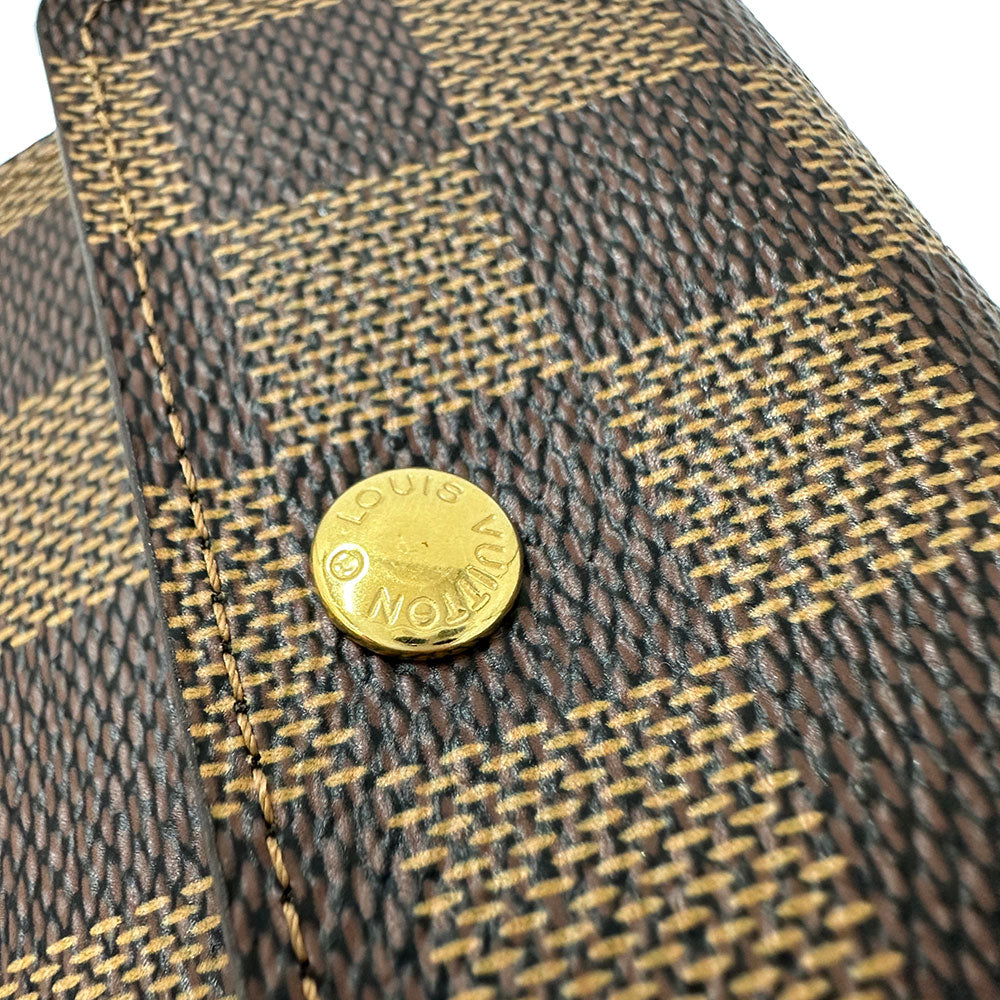 LOUIS VUITTON ルイ・ヴィトン ポルトモネ・プラ コインケース ダミエ エベヌ ダミエ N61930 ダミエキャンバス レディース 【中古】