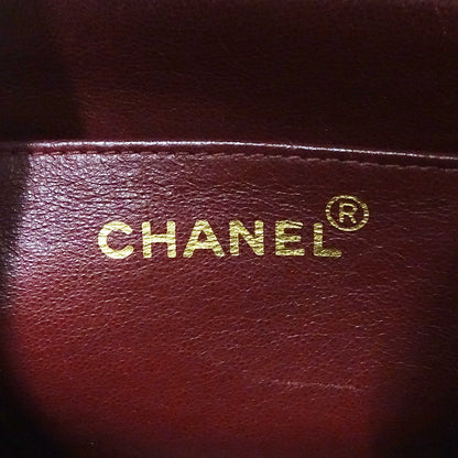CHANEL シャネル ショルダーバッグ Vステッチ ブラック ゴールド金具 ラムスキン レディース 【中古】