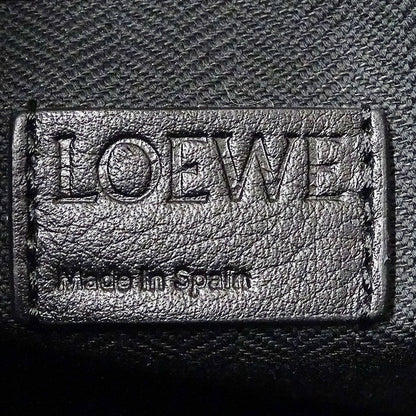 LOEWE ロエベ バックル ホリゾンタル トート トートバッグ アナグラム ブラック カーフ レディース メンズ 【中古】