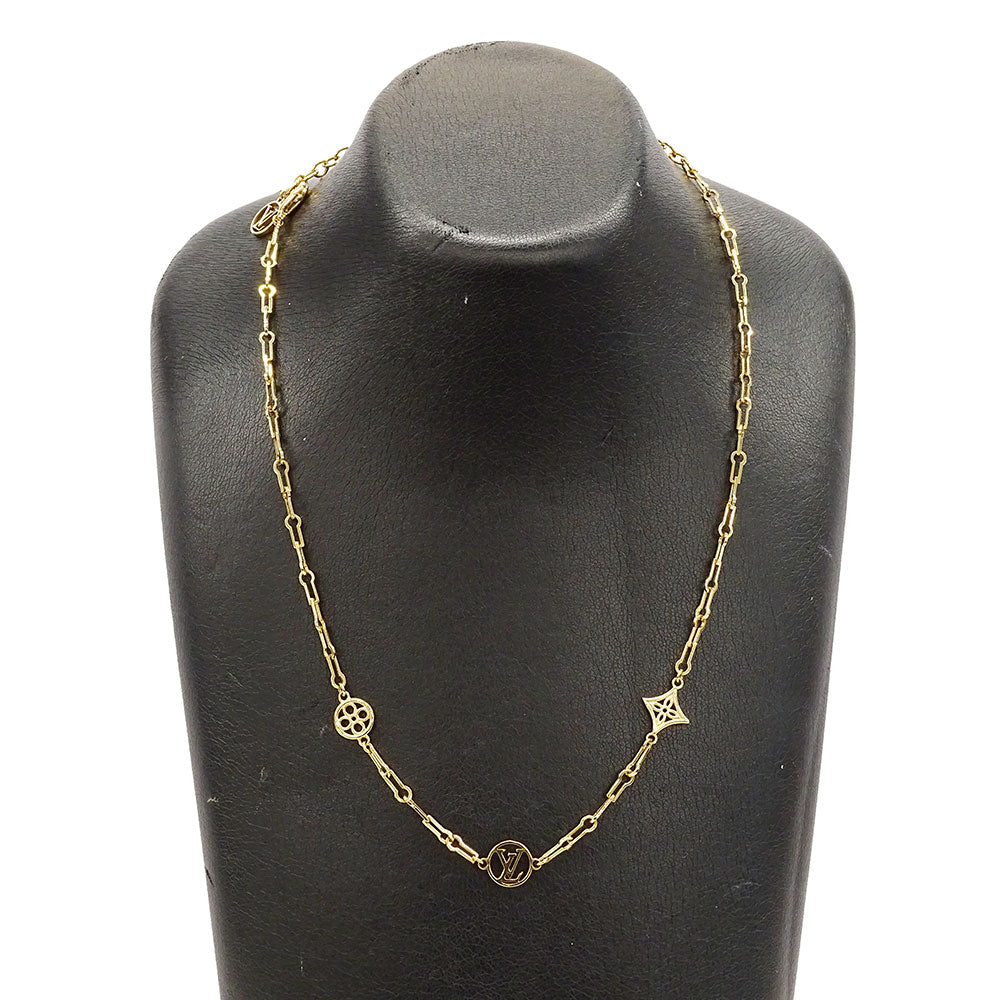 LOUIS VUITTON ルイ・ヴィトン ネックレス･フォーエバー ヤング ネックレス モノグラム GP ゴールド レディース M69622 【中古】
