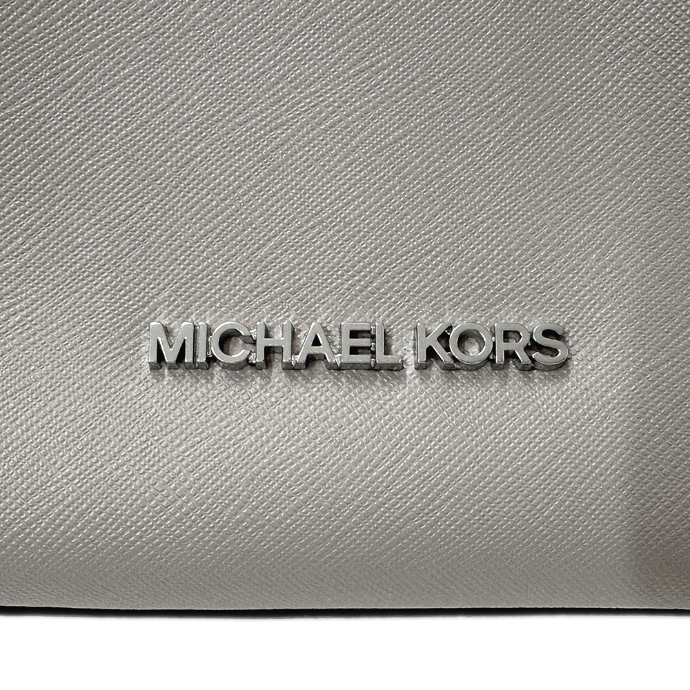Michael Kors マイケル・コース 2wayバッグ グレー ホワイト レザー レディース 【中古】