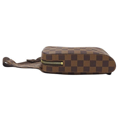 LOUIS VUITTON ルイ・ヴィトン ジェロニモス ボディ・ウエストバッグ ダミエ ダミエエベヌ N51994 ダミエキャンバス メンズ 【中古】