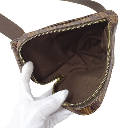LOUIS VUITTON ルイ・ヴィトン ジェロニモス ボディ・ウエストバッグ ダミエ ダミエエベヌ N51994 ダミエキャンバス メンズ 【中古】