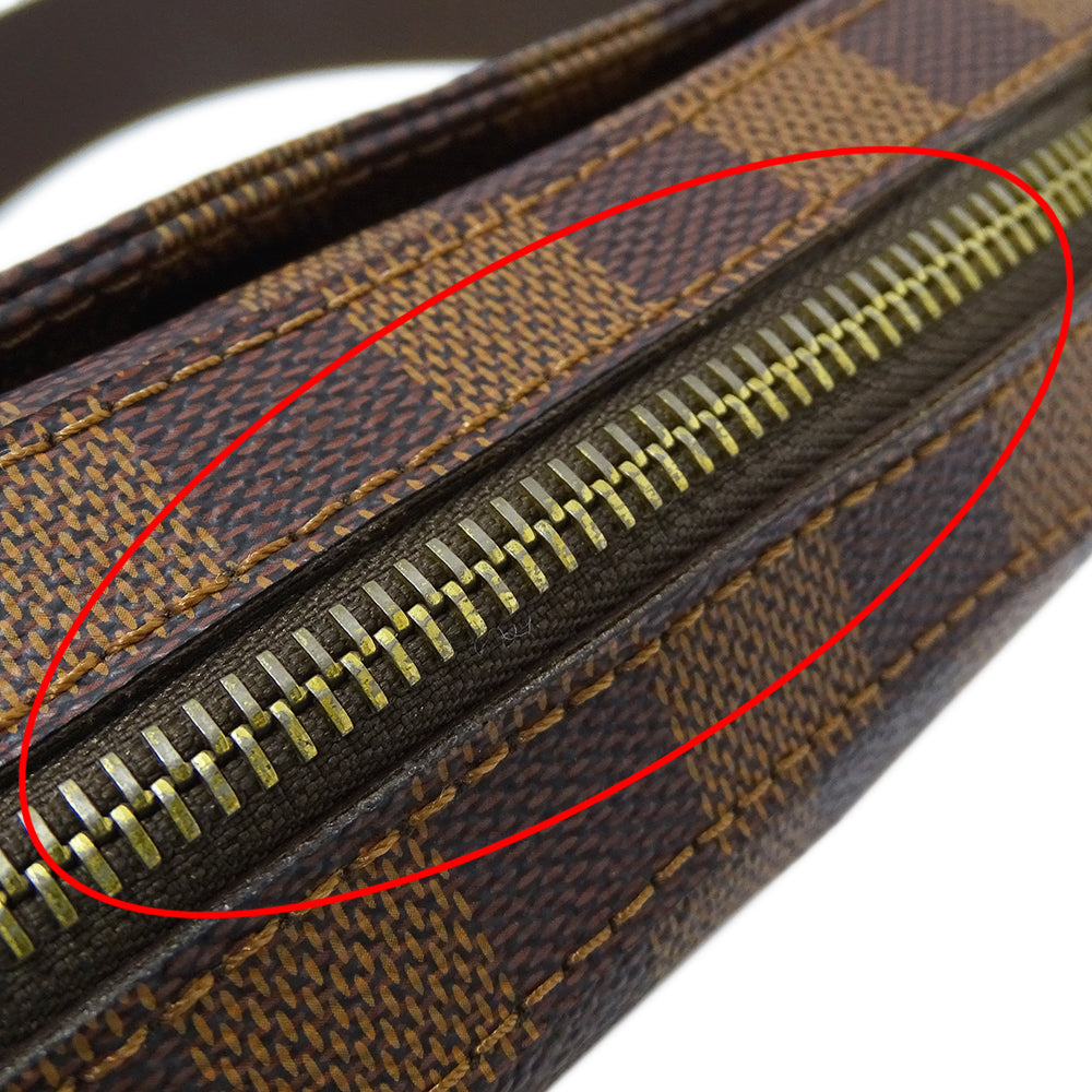 LOUIS VUITTON ルイ・ヴィトン ジェロニモス ボディ・ウエストバッグ ダミエ ダミエエベヌ N51994 ダミエキャンバス メンズ 【中古】