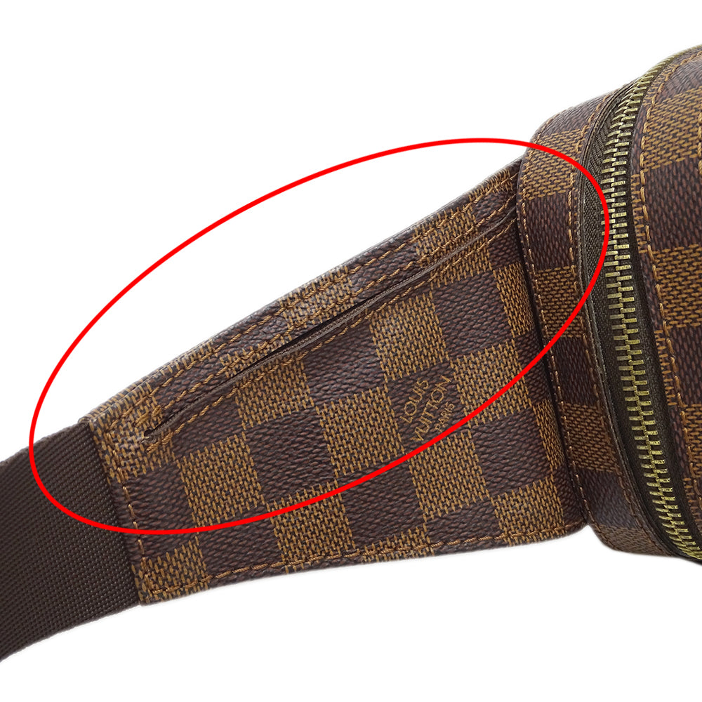 LOUIS VUITTON ルイ・ヴィトン ジェロニモス ボディ・ウエストバッグ ダミエ ダミエエベヌ N51994 ダミエキャンバス メンズ 【中古】