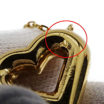 LOUIS VUITTON ルイ・ヴィトン LV&V ハートネックレス ネックレス GP ゴールド レディース M61136 【中古】