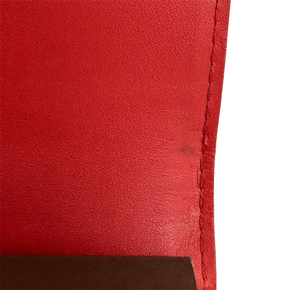 LOUIS VUITTON ルイ・ヴィトン スハリ メモ帳カバー 手帳カバー ジェラニウム レザー レディース メンズ 【中古】