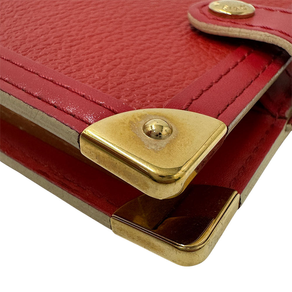 LOUIS VUITTON ルイ・ヴィトン スハリ メモ帳カバー 手帳カバー ジェラニウム レザー レディース メンズ 【中古】