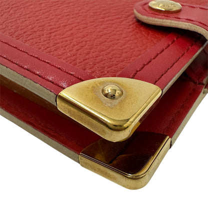 LOUIS VUITTON ルイ・ヴィトン スハリ メモ帳カバー 手帳カバー ジェラニウム レザー レディース メンズ 【中古】