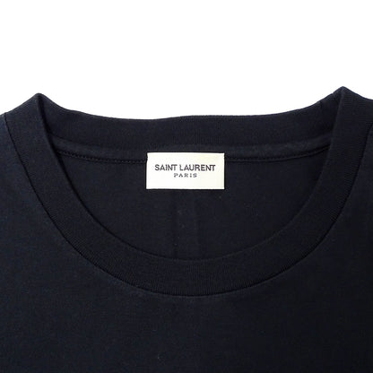 SAINT LAURENT サンローラン 半袖Ｔシャツ ブラック コットン レディース 【中古】