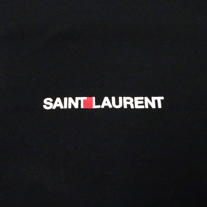SAINT LAURENT サンローラン 半袖Ｔシャツ ブラック コットン レディース 【中古】