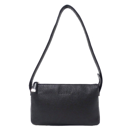 LOEWE ロエベ ショルダーバッグ ブラック レザー レディース 【中古】
