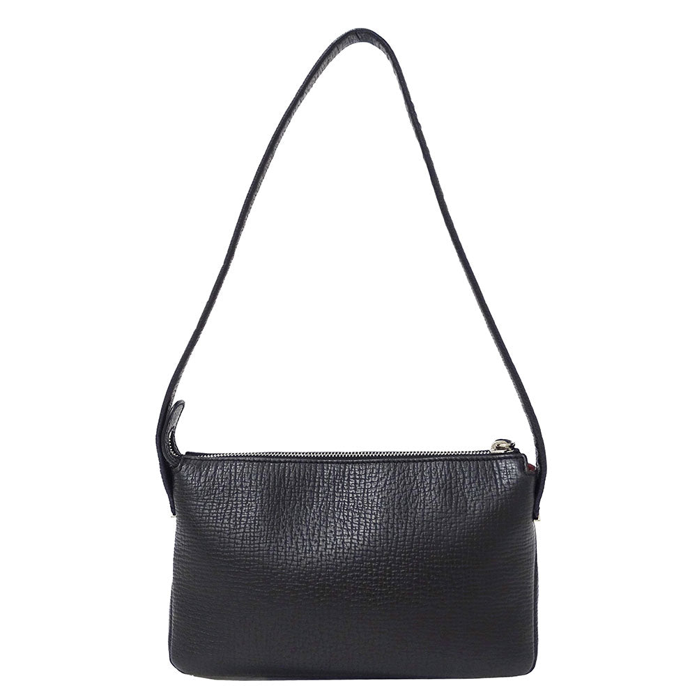 LOEWE ロエベ ショルダーバッグ ブラック レザー レディース 【中古】