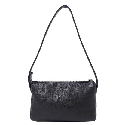 LOEWE ロエベ ショルダーバッグ ブラック レザー レディース 【中古】