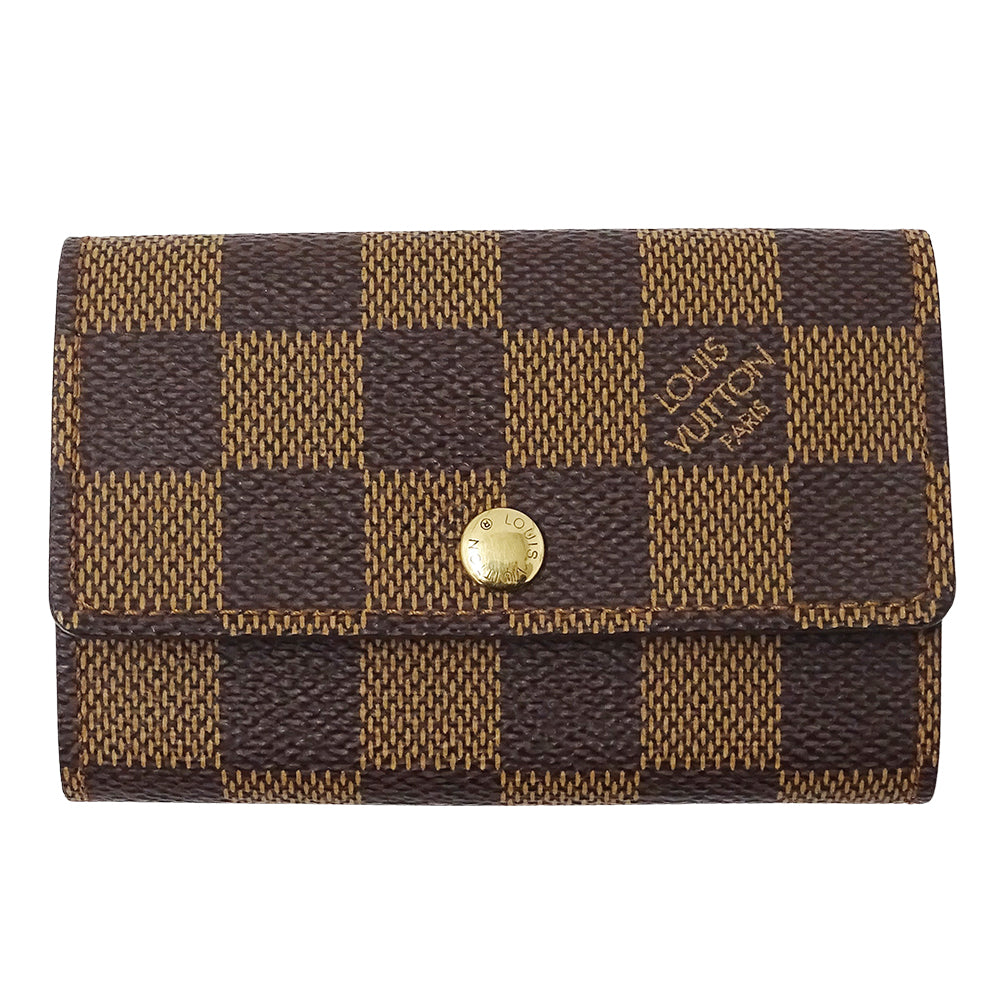 LOUIS VUITTON ルイ・ヴィトン ミュルティクレ 6 キーケース ダミエ ダミエエベヌ N62630 ダミエキャンバス レディース メンズ 【中古】