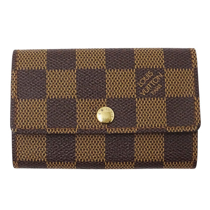 LOUIS VUITTON ルイ・ヴィトン ミュルティクレ 6 キーケース ダミエ ダミエエベヌ N62630 ダミエキャンバス レディース メンズ 【中古】