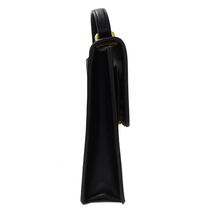 BURBERRY バーバリー ショルダーバッグ ブラック レザー レディース 【中古】