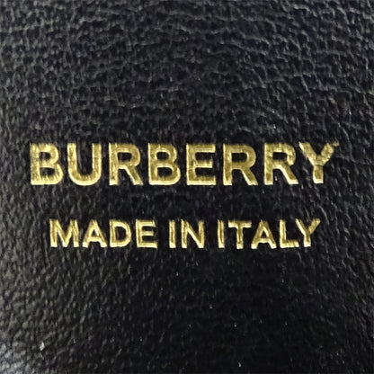 BURBERRY バーバリー ショルダーバッグ ブラック レザー レディース 【中古】