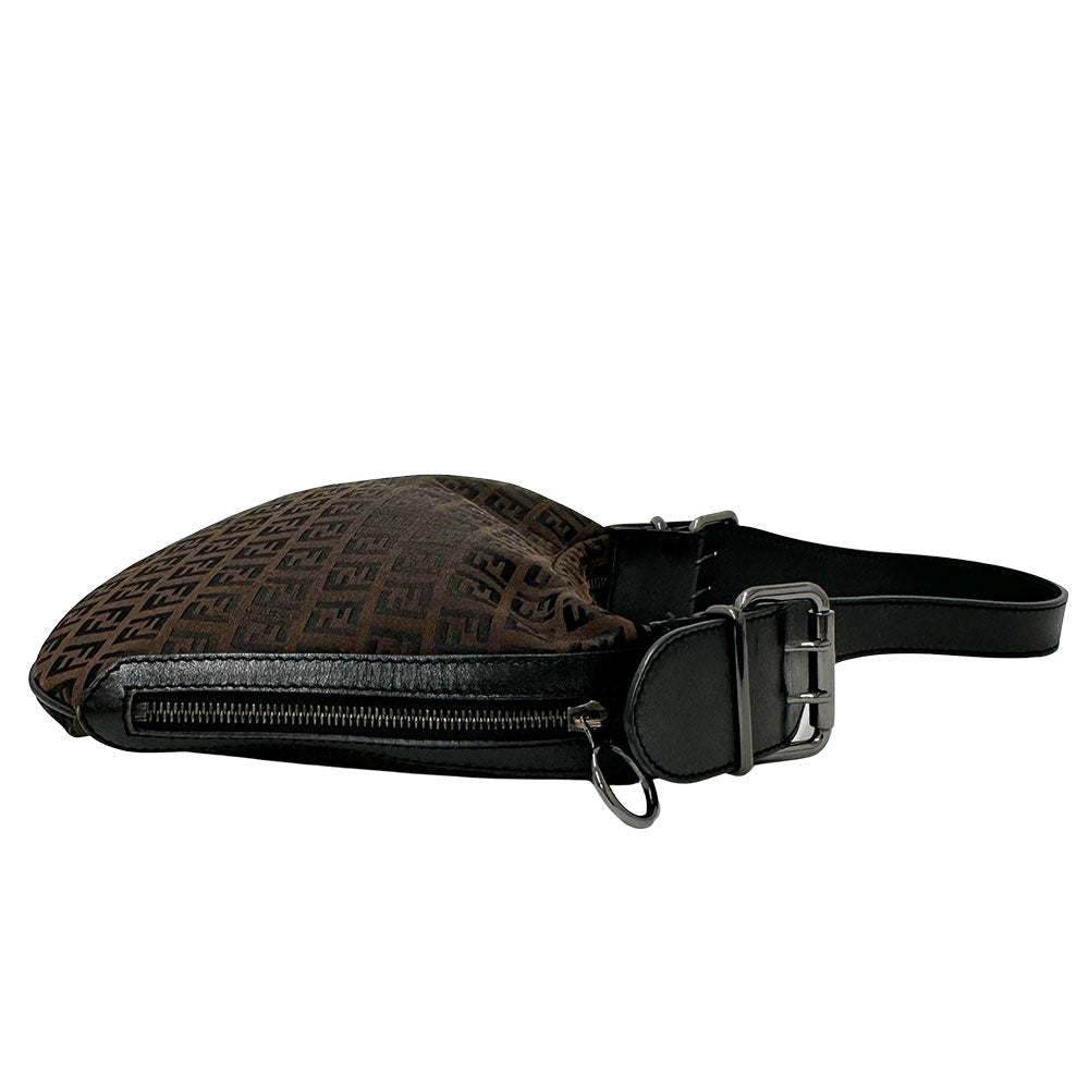 FENDI フェンディ ハンドバッグ ズッキーノ ワンショルダー ブラウン レディース 【中古】