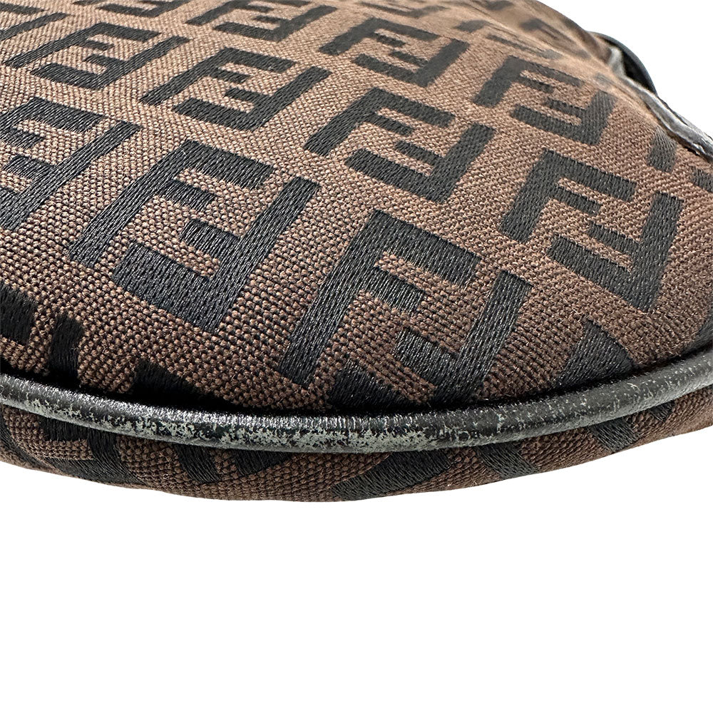 FENDI フェンディ ハンドバッグ ズッキーノ ワンショルダー ブラウン レディース 【中古】