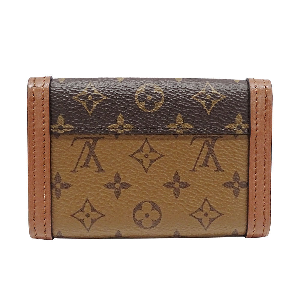 LOUIS VUITTON ルイ・ヴィトン キーケース ミュルティクレ6 キーケース モノグラムリバース ブラウン M13295 レディース 【中古】