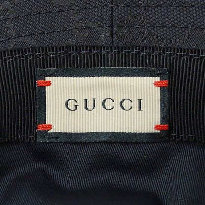 GUCCI グッチ ハット シェリー ブラック 722377 GGキャンバス レディース メンズ 【中古】