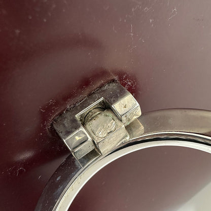 Cartier カルティエ パンテール ハンドバッグ ボルドー パテントレザー レディース 【中古】