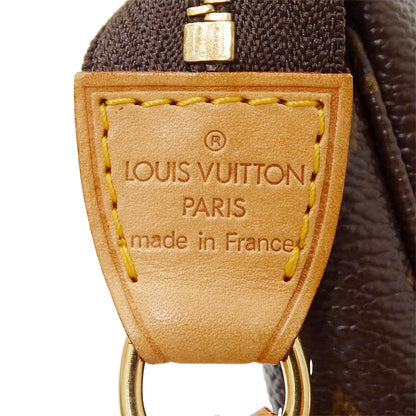 LOUIS VUITTON ルイ・ヴィトン ポシェット・アクセソワール ポーチ モノグラムパンダ ブラウン M51981 モノグラムキャンバス レディース 【中古】