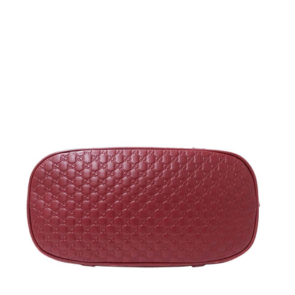 GUCCI グッチ 2wayバッグ マイクロシマ レッド 449654 シマレザー レディース 【中古】