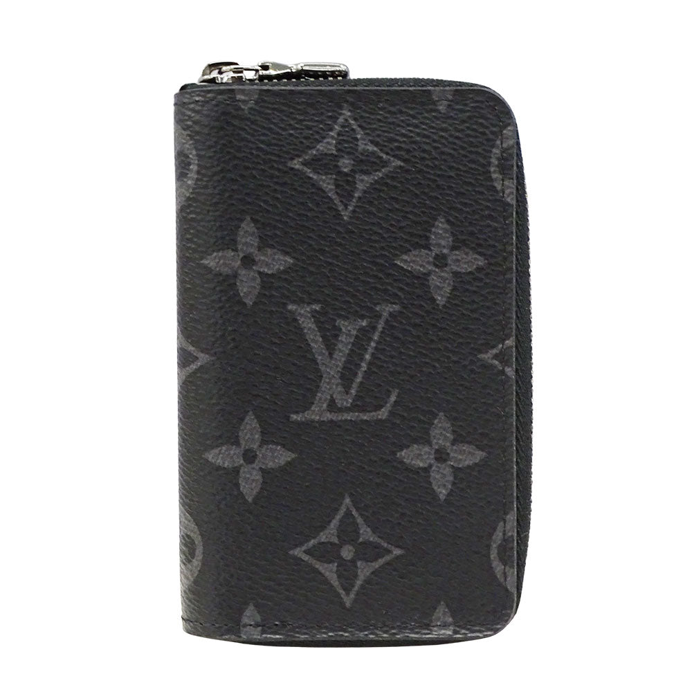 LOUIS VUITTON ルイ・ヴィトン ジッピー・コインパース ヴェルティカル コインケース モノグラムエクリプス ブラック M81662 モノグラムエクリプス メンズ 【中古】