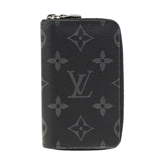 LOUIS VUITTON ルイ・ヴィトン ジッピー・コインパース ヴェルティカル コインケース モノグラムエクリプス ブラック M81662 モノグラムエクリプス メンズ 【中古】