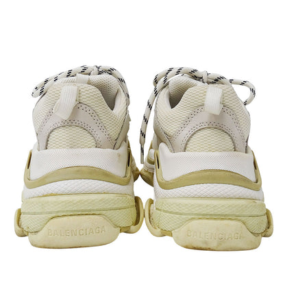 BALENCIAGA バレンシアガ トリプルS スニーカー ホワイト ベージュ 524036 ナイロン レディース 【中古】